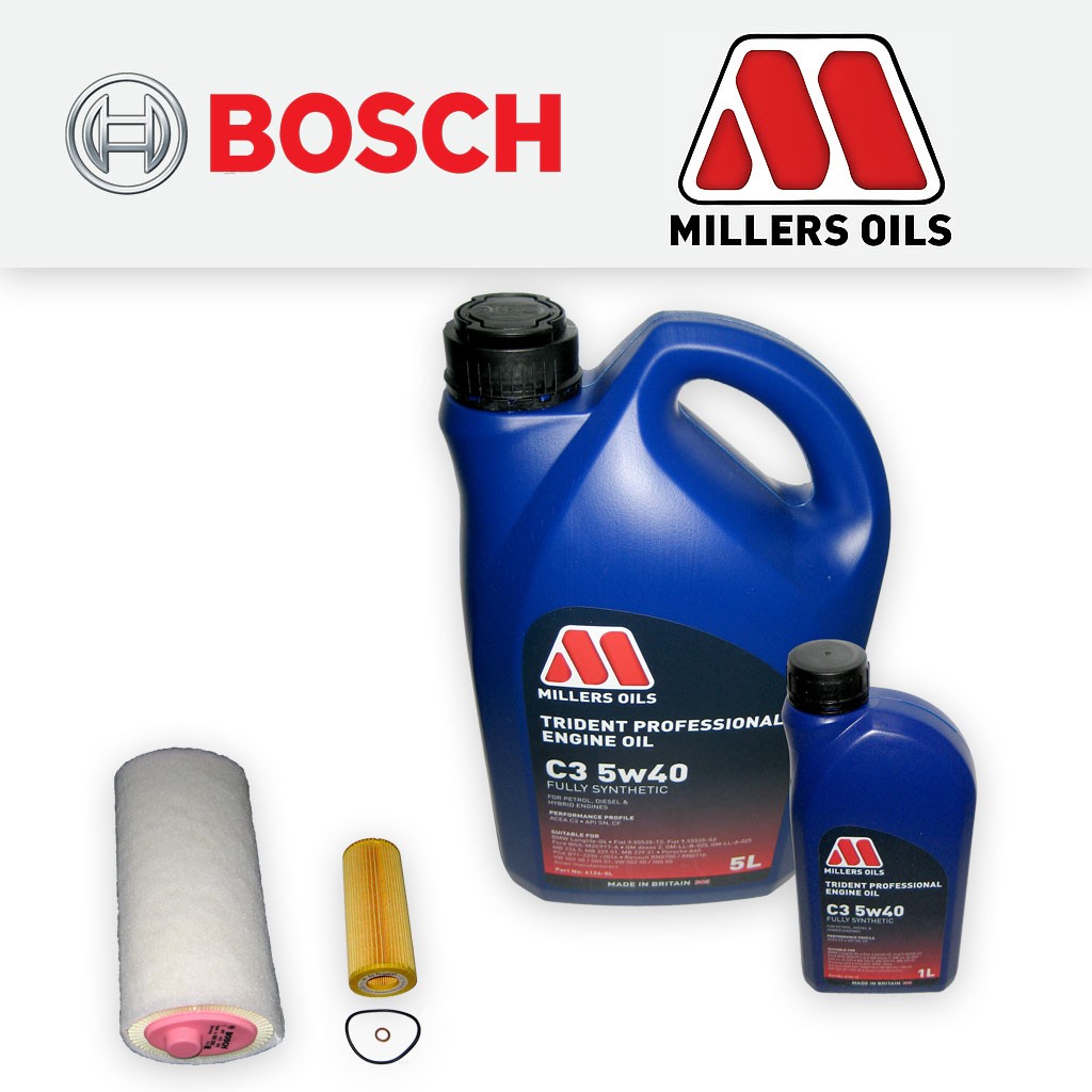 SERVICE KIT for BMW 3 SERIES 318D M47 E90 E91 OIL AIR FILTERS +OIL (2005-2007)