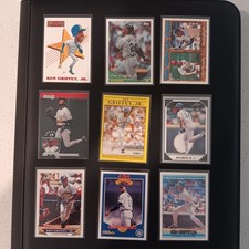 Ken Griffey Jr. 9 Card Baseball Lot Seattle Mariners 33