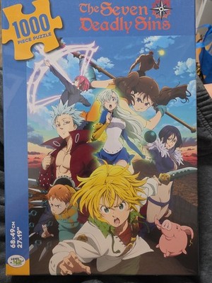 Seven Deadly Sins Anime 1000pc Jigsaw Puzzle Group Art 27x19 Japanime New Sealed