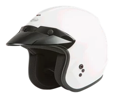 GMAX G1020015 OF-2 OPEN-FACE HELMET WHITE MEDIUM
