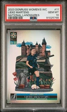 Lieke Martens 2023 Donruss FIFA Womens World Cup National Landmarks #11 PSA 10