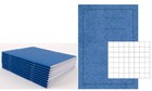 5 x Maths Exercise Books A4 School Revision 7mm Squared Paper 40 Page Mathematic