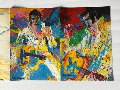 LEROY NEIMAN 1978 Playboy Magazine Original 2-Page Foldout Poster
