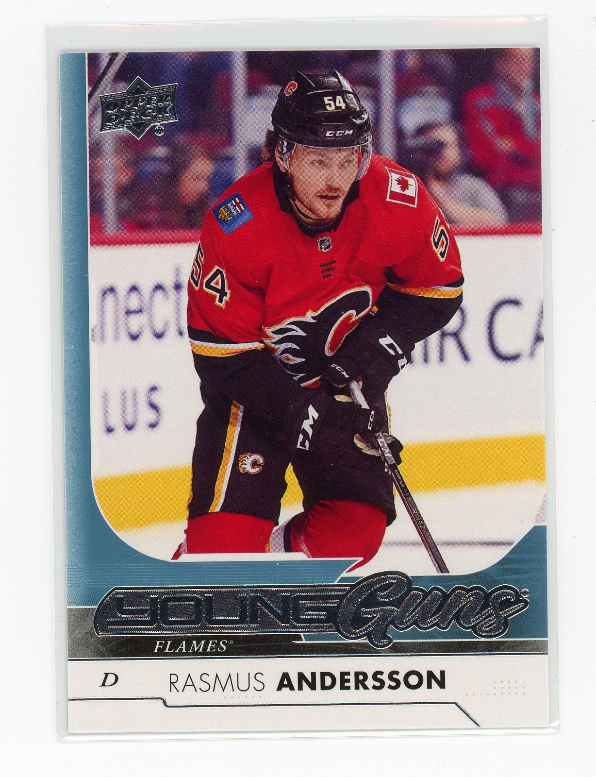 2017-18 Upper Deck Series 1 Young Guns Rasmus Andersson Rookie RC #218