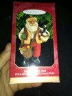 Hallmark Keepsake 1997 Santa's Merry Path Ornament Folk Art Americana Collection — photo 1