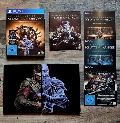 Mittelerde: Schatten des Krieges - Limited Special Gold Steelbook Edition PS4
