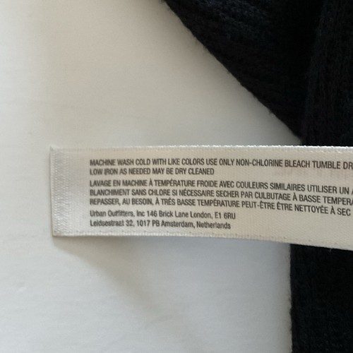 Body Free People Intimally Sloane XS nero a costine a scatto Henley termico boho - Foto 13 di 13
