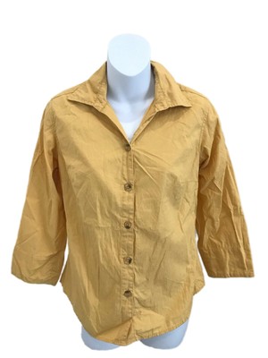 mustard yellow long sleeve blouse