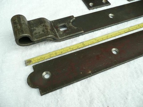 BISAGRAS DE ACERO DE PUERTA DE BANDA Y GANCHO DE 18" DE ALTA RESISTENCIA (PAR) CORREO GRATUITO REINO UNIDO - Imagen 4 de 5