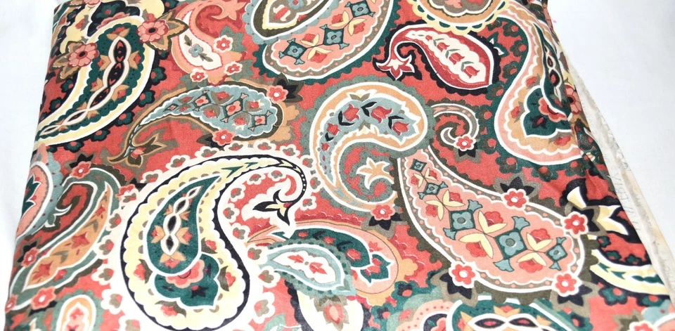 Tela para cortinas vintage Waverly Schumacher Wimbledon Portfolio Collection 1 yarda 35" Foto 3 de 4