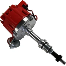 For SBF Ford Small Block 260 289 302 HEI Ignition Red Cap Distributor 65K Coil