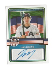 2023 Panini USA Baseball Stars & Stripes James Tronstein Auto SP RC Stanford