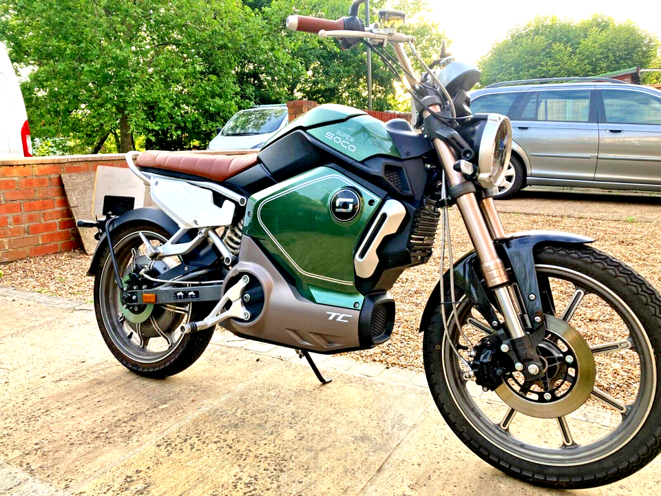 2022 Super Soco TC Electric Motorcycle 22 Plate eBay