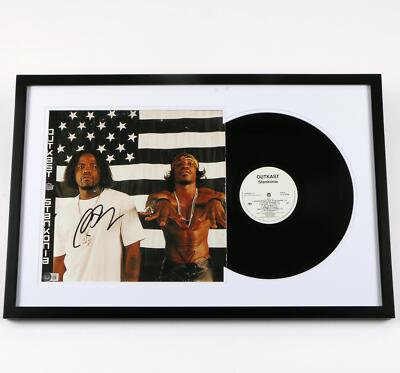 【レアサイン】　Big Boi auto Outkast Andre 3000 & Big Boi Signed Autograph Album Vinyl Record - Outkast