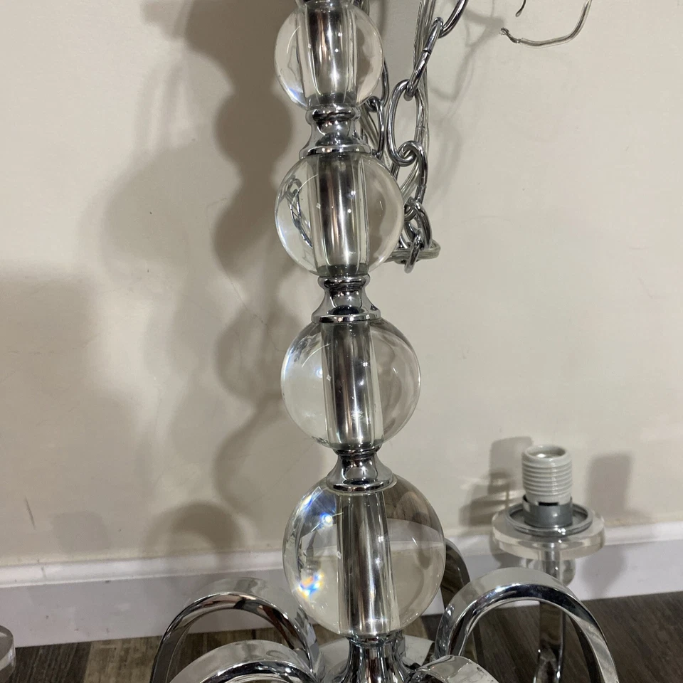 Candelabro contemporâneo Quoizel Inc DW5005C 5 braços cromado polido 27”x 26” - Imagem 3 de 4