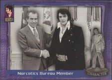 2007 Press Pass Elvis Is Elvis Presley Character Insert Richard Nixon #50