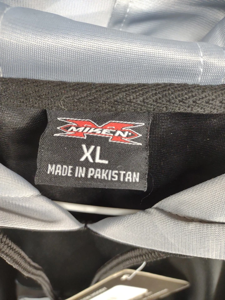 Sudadera con capucha de béisbol bordada vintage Y2K Miken Koalition talla XL NUEVA Foto 4 de 4