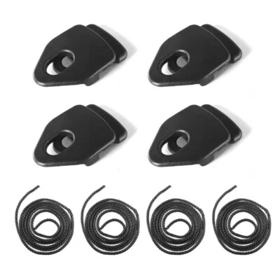 4x Holdon MINI Clip schwarz Banner Planen Spanner Klammer Befestigung Öse Klemme