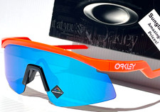NEW Oakley HYDRA Neon Orange PRIZM Sapphire Blue Lens Sunglass 9229-06