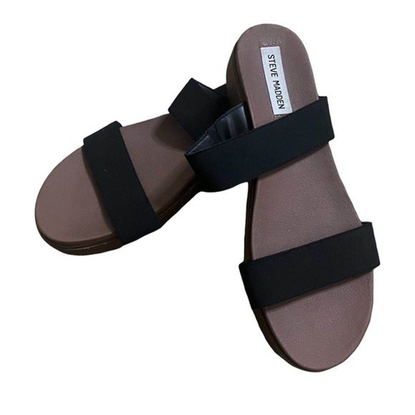 Steve Madden Two Strapped Platform Sandals Size 9 | eBay