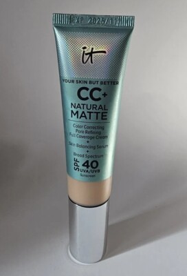 IT Cosmetics Your Skin But Better CC+ Cream with SPF 40  Light Shade, 1.08oz 