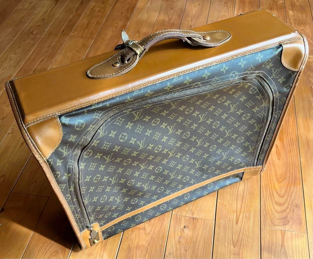 Lot - A Louis Vuitton monogram Pullman soft-sided suitcase 1980s