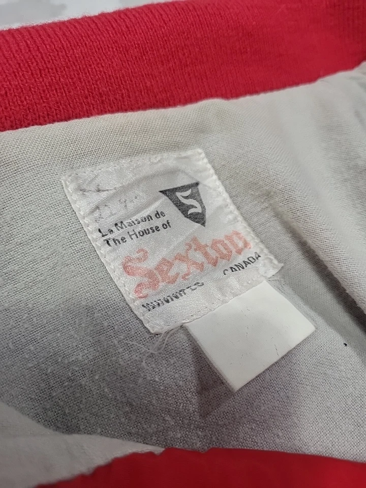 Vintage 80s Wisconsin Red Varsity Jacket Unisex Size Adult Small - Image 3 of 4