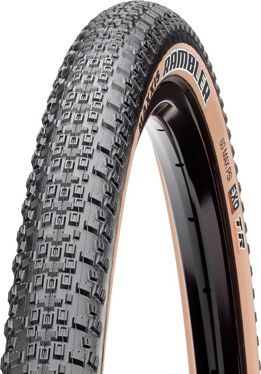 Maxxis Rambler Bike Tire 650x47B 60TIP EXO/TR Tanwall Gravel