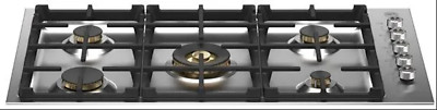 Bertazzoni Professional Series 36'' Stainless Steel Gas Cooktop - PROF365QBXT