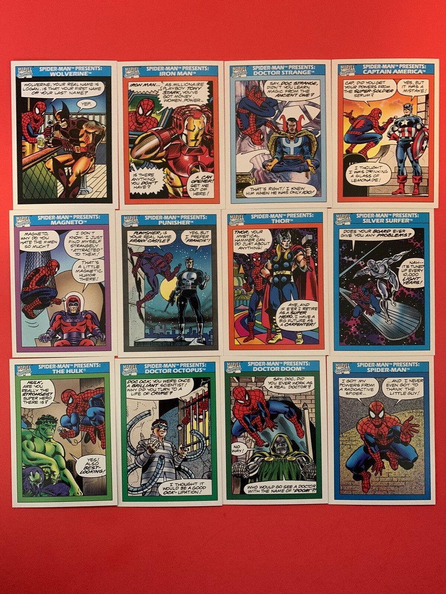 1990 Marvel Trading Cards - Spider-man - Spider Man Presents