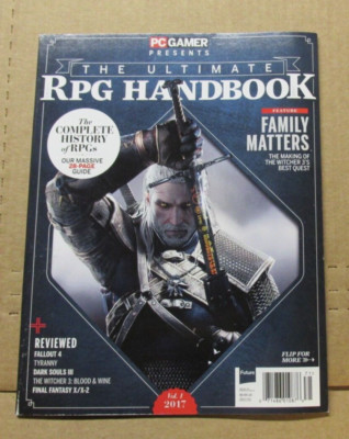 PC GAMER THE ULTIMATE RPG HANDBOOK VOL 1 2017 NEWSTAND MAGAZINE