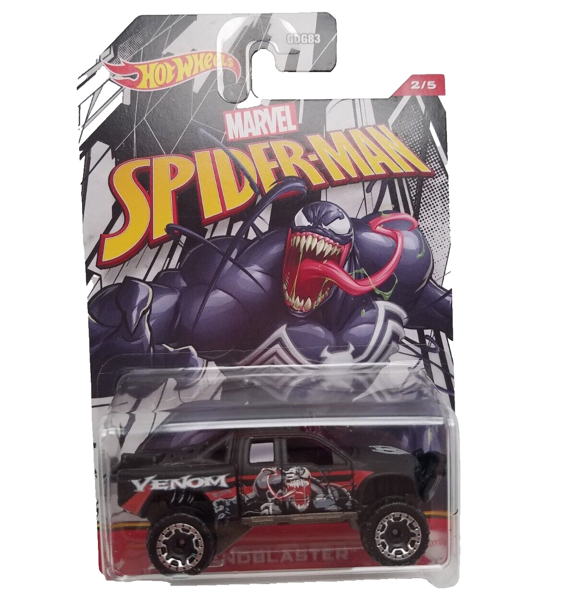Hot Wheels Marvel Spider-Man Toy Cars 5-Pack In 1:64 Scale, Set Of 5: Spider-Man, Proto-Suit Spider-Man, Miles Morales, Spider-Gwen & Venom - Foto 3