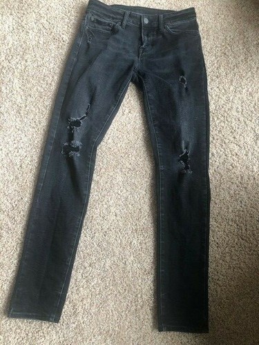 american eagle black ripped - Gem