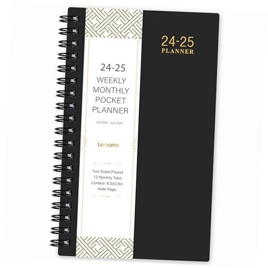 2024-2025 Pocket Planner/Calendar - Weekly & Monthly Pocket Planner, JUL. 2024
