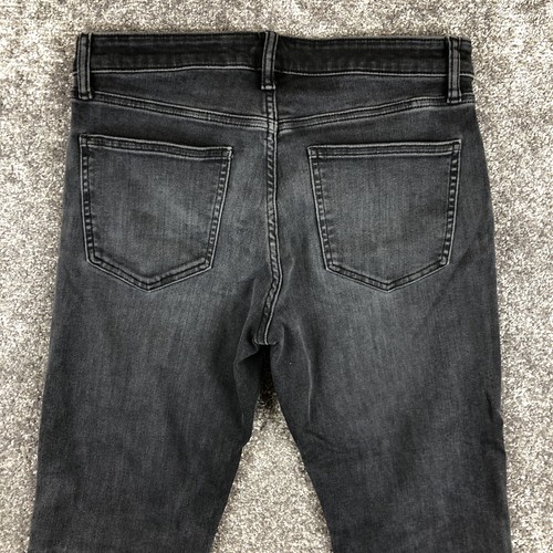 Uniqlo Black Denim Stretch Jeans Men Size 31x34 - Picture 6 of 12