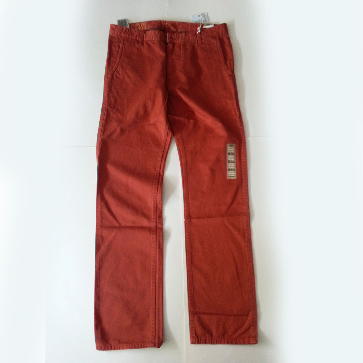 その他 Item 4 DOCKERS Alpha 34 x 34 Slim Tapered Flat Front Khakis Red Color NWT