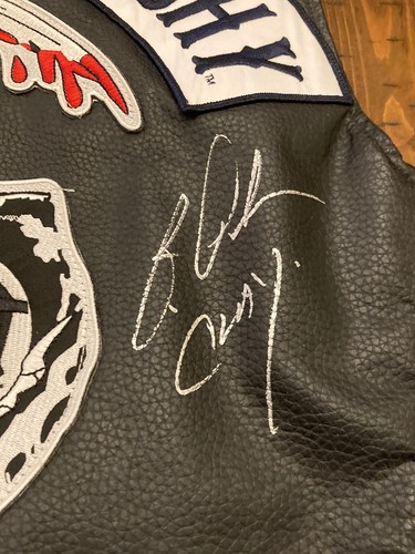 Katey Sagal Ron Perlman signed handsigniert lizenziert Sons Of Anarchy Weste COA - Bild 3 von 10