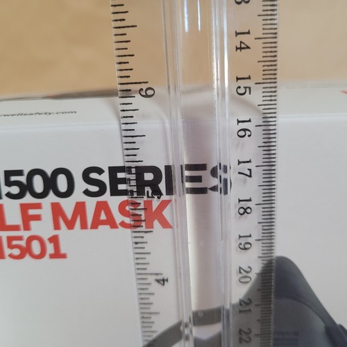 HONEYWELL NORTH HM501TL Halbmaske Atemschutzmaske, schwarz, L Maske Größe Neu im Karton - Bild 9 von 12