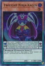 Twilight Ninja Kagen - BLLR-EN017 - Ultra Rare 1st Edition  yugioh konami 