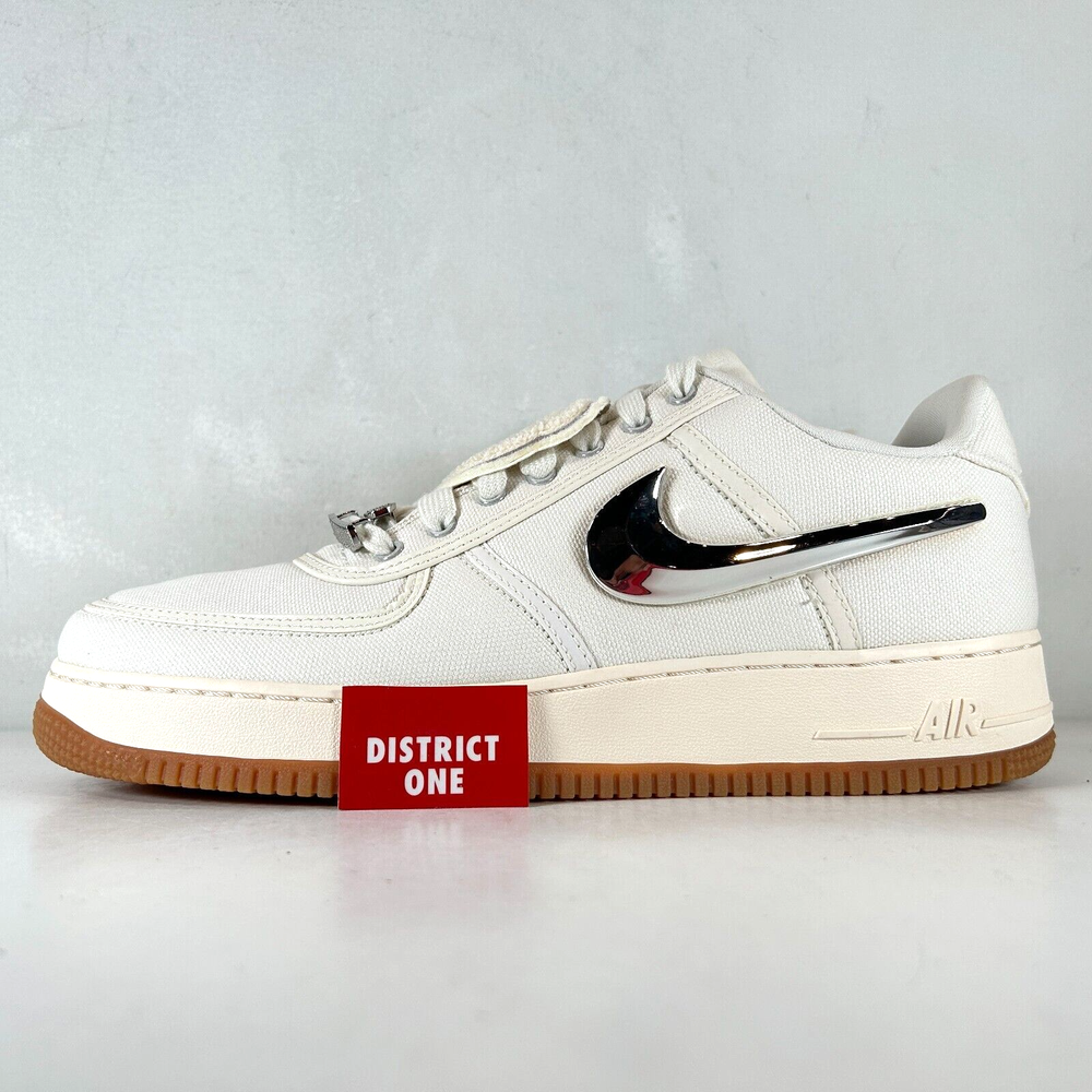 Travis Scott x Nike Air Force 1 Sail 2018 - Size 11.5 - AQ4211 101