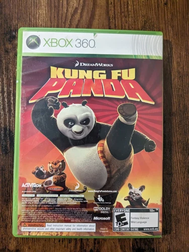 XBOX 360 LEGO Indiana Jones & Kung Fu Panda Combo Dual Pack Complete W/ Manuals