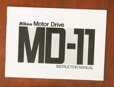 NIKON MD-11 INSTRUCTION BOOK/43776