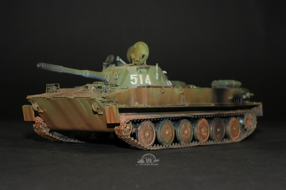 PreSale NVA PT-76 Light Amphibious Tank Vietnam war 1:35 Pro Built