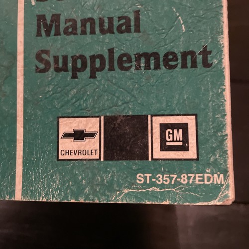 1987 Chevrolet Chevette Electrical Diagnosis Service Manual Supplement - Picture 6 of 7
