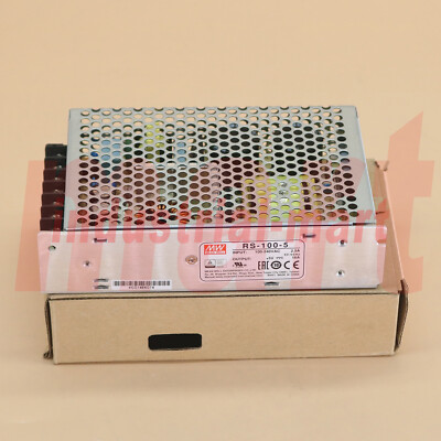 One New Mean Well Power Supply RS-100-5 5V 16A Fast Shipping