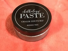 chalkology paste chalk couture washable paste shimmer silver 3 oz
