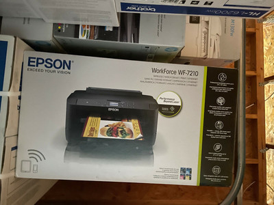 Brand New Epson WorkForce WF-7210 Wireless Wide Format Color Printer Sealed