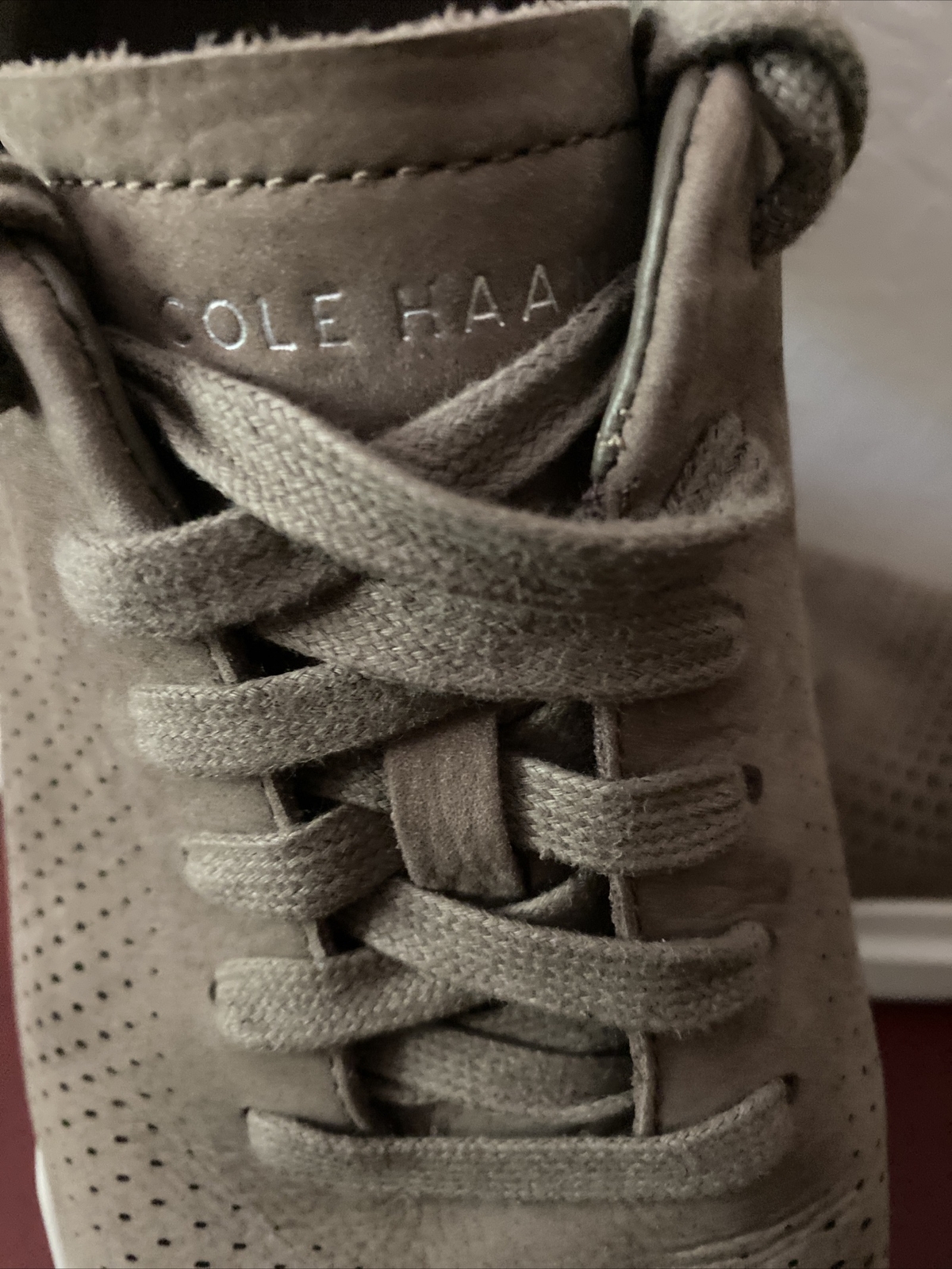 cole haan grandpro perforated sneaker