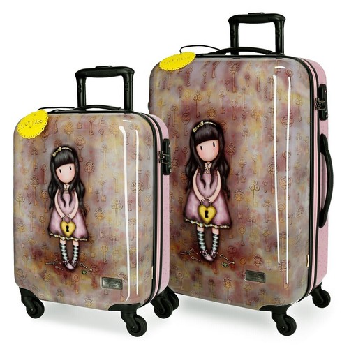 Set 2 Valigie Trolley Cabina Donna ABS Gorjuss Santoro TSA 4 ruote girevoli  3 | eBay