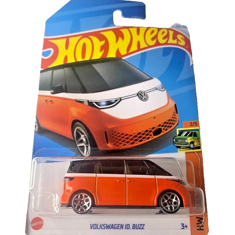 HOT WHEELS 2024 VOLKSWAGEN ID. BUZZ ORANGE 202/250 HTB94 LINDSEY LEE DESIGN